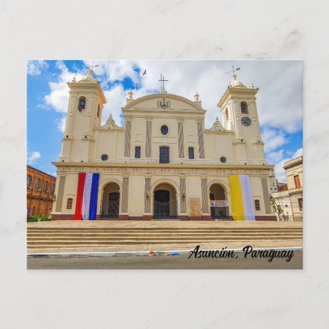 Asunción, Paraguay Postkarte (Vorderseite)