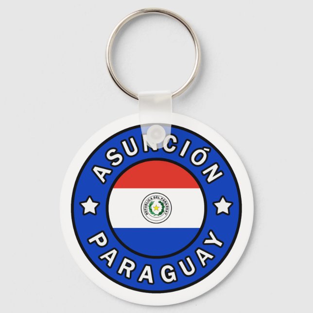 Asunción Paraguay Schlüsselanhänger (Vorderseite)