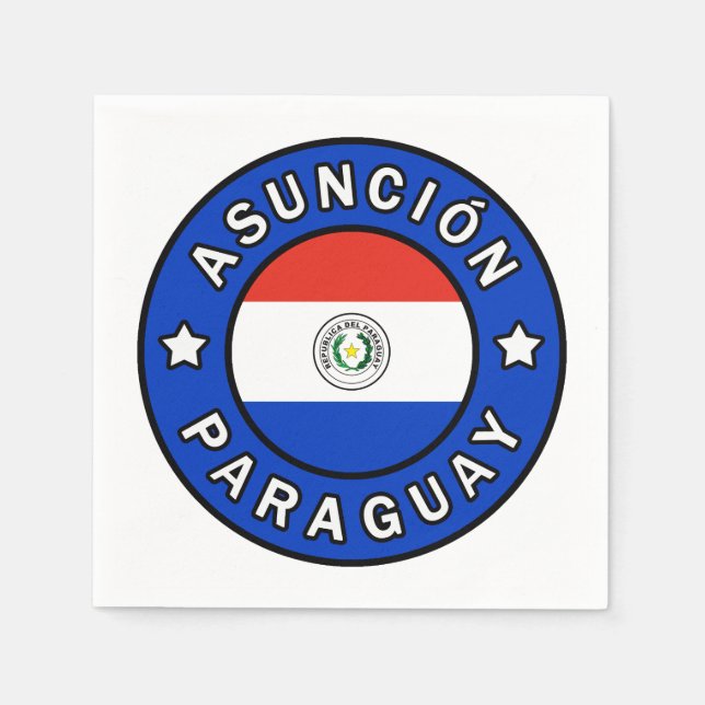 Asunción Paraguay Serviette (Vorderseite)