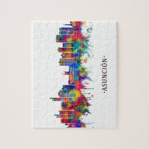 Asunción Paraguay Skyline Puzzle