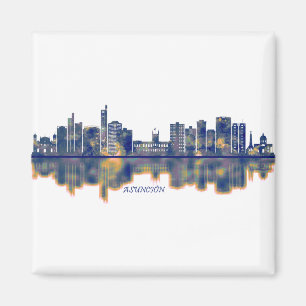 Asunción Skyline Magnet
