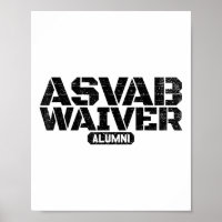 Asvab Waiver Alumni Military Veteran Funny Asvab W