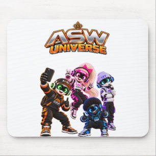ASW-Universum Süße KI-Roboter-Gaming-Mauspad Mousepad