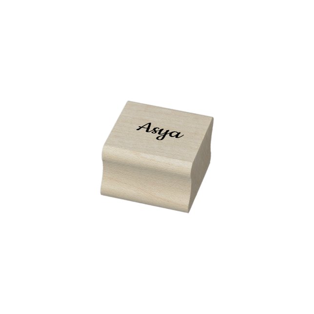Asya Name Briefmarke Gummistempel (Stempel)