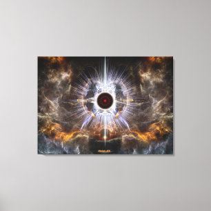 Asyl für die Zusammensetzung leichter Fraktal Leinwanddruck