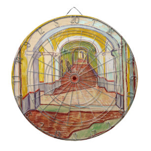 Asylkorridor (von Vincent van Gogh) Dartscheibe