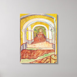 Asylkorridor (von Vincent van Gogh) Leinwanddruck