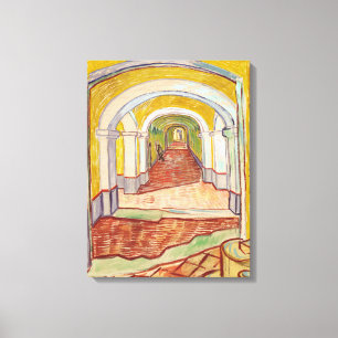 Asylkorridor (von Vincent van Gogh) Leinwanddruck
