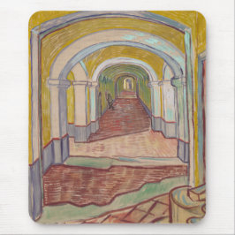 Asylkorridor von Vincent Van Gogh Mousepad