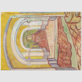 Asylkorridor (von Vincent van Gogh) Seidenpapier