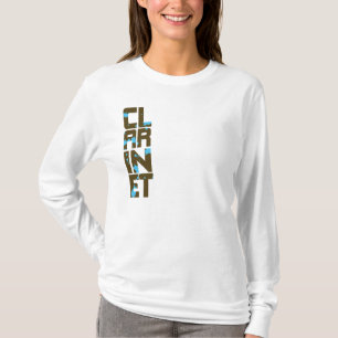 Asymetrisches Clarinet-Shirt T-Shirt