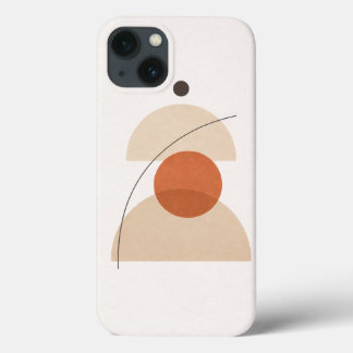 Asymmetric Minimal Geometric Art – Modern Abstract Case-Mate iPhone Hülle