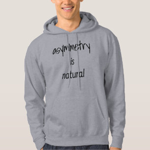 Asymmetrie ist das Grundprinzip der Männer Hoodie