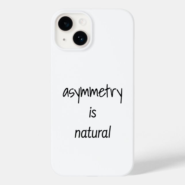 Asymmetrie ist ein natürlicher iPhone-Fall Case-Mate iPhone Hülle (Rückseite)