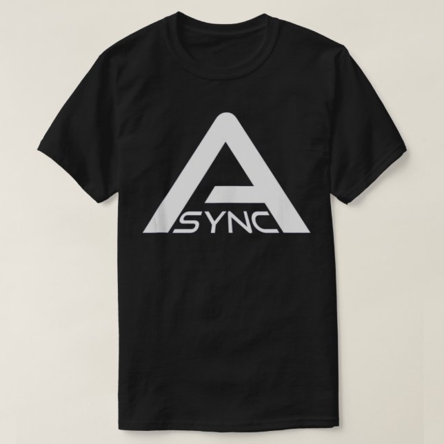 ASYNC-Backrooms Pixel-Forschung T-Shirt (Design vorne)