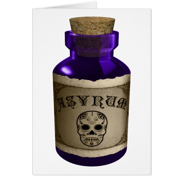 Asyrum-Giftflasche (Vorne)