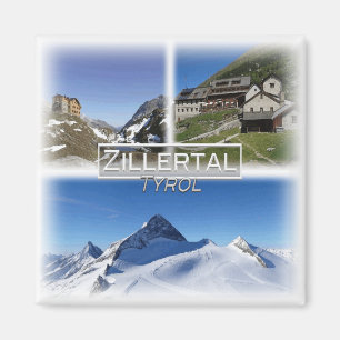 AT0020 Europa, Österreich, Tirol, Zillertal, Kühls Magnet