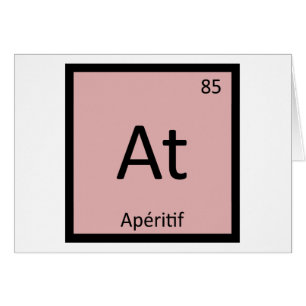 At - Aperitif Chemie Periodensystem Symbol