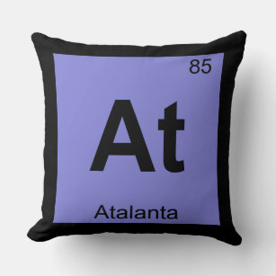 AT - Atalanta Griechische Chemie Periodische Tabel Kissen