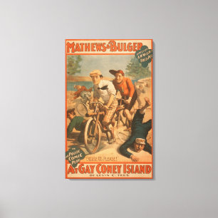 "At gay Coney Island" Musical Comedy Poster #1 Leinwanddruck