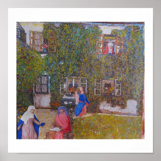 At Home with the Folks at Klimt's House Poster (Vorne)