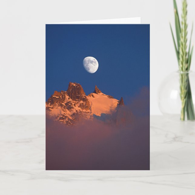 At Sunrise | Aiguille du Plan Chamonix, France Karte (Vorderseite)