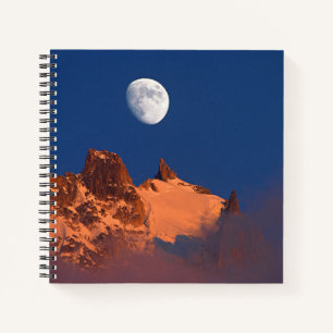At Sunrise Nadel des Plans Chamonix, Frankreich Notizbuch