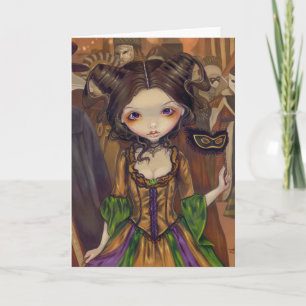 "At the Masquerade Ball" Greeting Card Karte