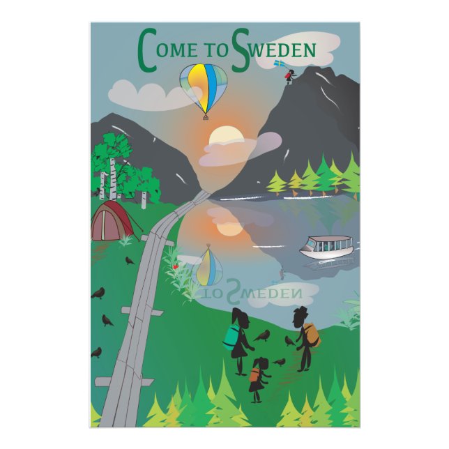 At the of Sweden  Fotodruck (Vorne)