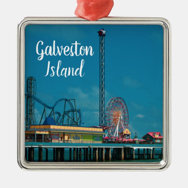 At The Pier Galveston Island Premium Ornament (Vorne)