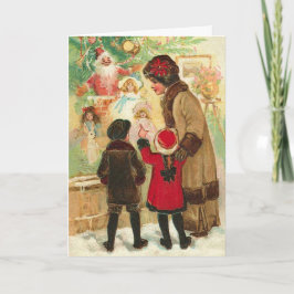 At The Toy Store Window Karte