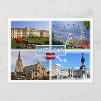 AT Wien - Schloss Schonbrunn - Prater Fnfair - Postkarte