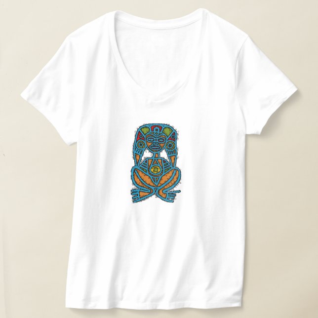 Atabey Goddess Indigenous Symbol T-Shirt (Ablage )