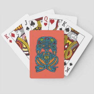 Atabey Goddess Indigensches Symbol Spielkarten