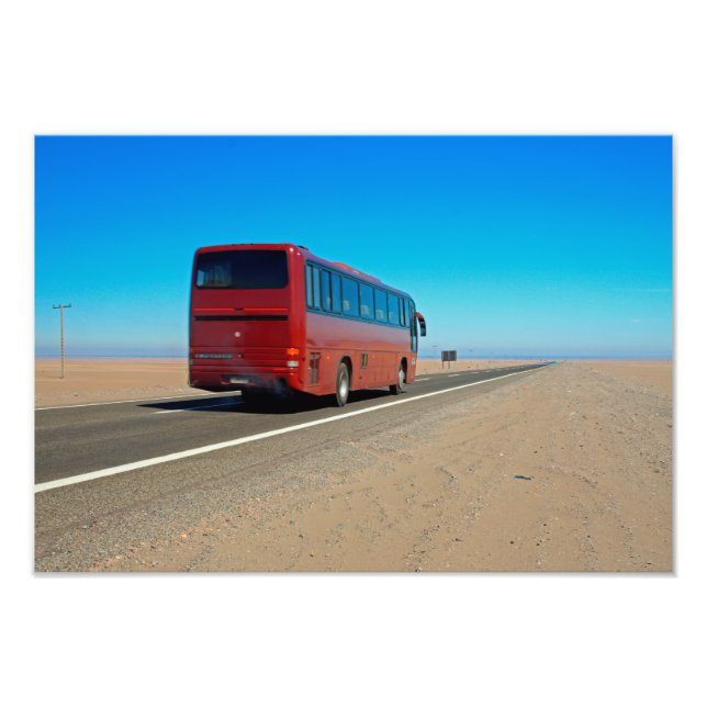 Atacama-Bus, Chile Fotodruck (Vorne)