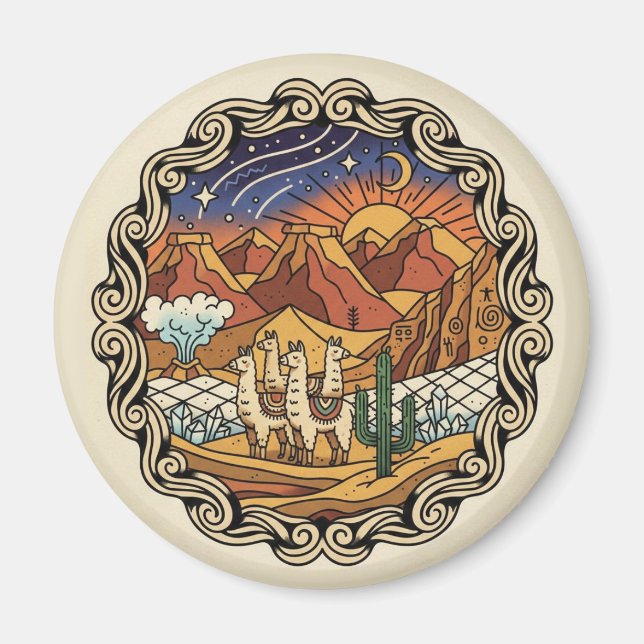 Atacama Desert Chile Magnet (Vorne)