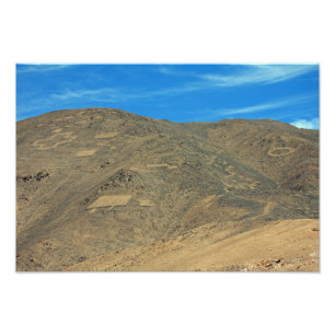 Atacama Geoglyphen Fotodruck