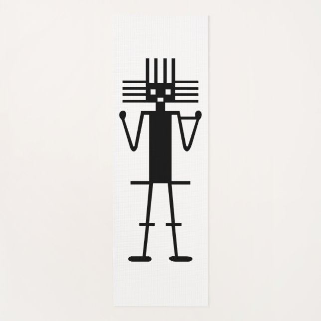 atacama Riese Geogliph Symbol antiken nazca peru a Yogamatte (Vorderseite)