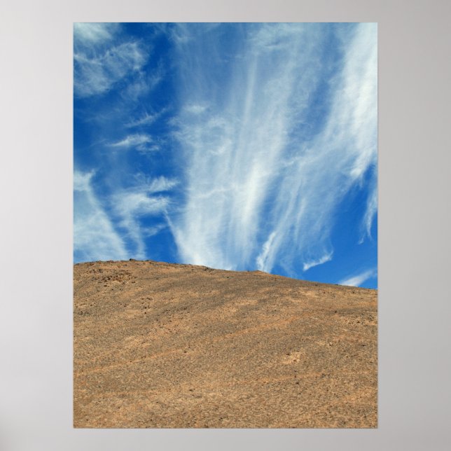 Atacama-Wolken Poster (Vorne)