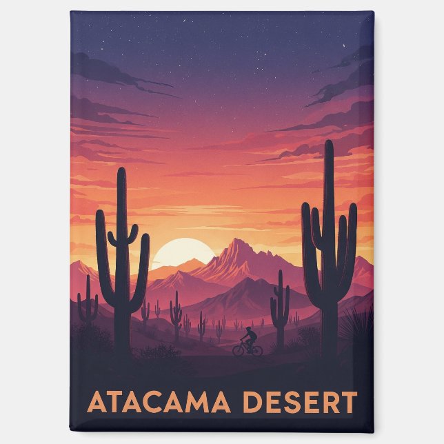 Atacama-Wüste-Chile Magnet (Vorderseite)