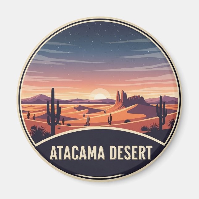 Atacama-Wüste-Chile Magnet (Vorne)