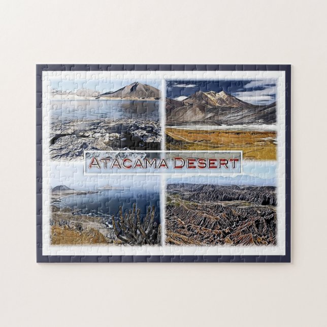 Atacama-Wüste - Chile - Mosaik - Puzzle (Horizontal)