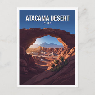 Atacama-Wüste, Chile Postkarte