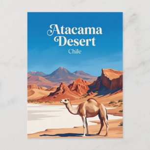 Atacama-Wüste Chile Postkarte