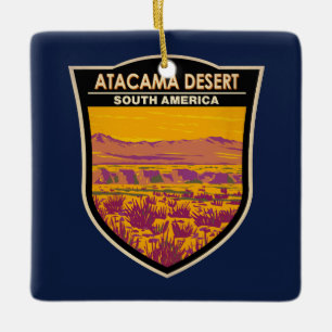 Atacama-Wüsten-Sonnenuntergang Südamerika Reise Vi Keramikornament