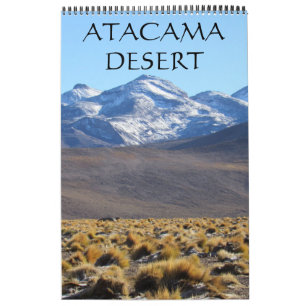Atacama-Wüstenlandschaften Kalender