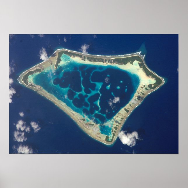Atafu-Atoll in Tokelau Poster (Vorne)