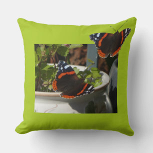 Atalanta Butterfly Design Throw Kissen