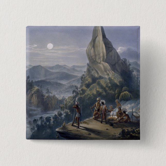 Ataraipu oder der Felsen des Teufels, 'von den Button (Vorderseite)