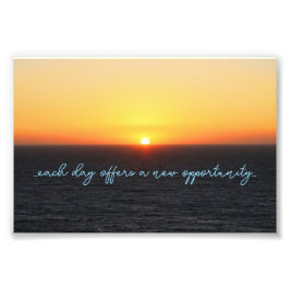 Atardecer Fotodruck